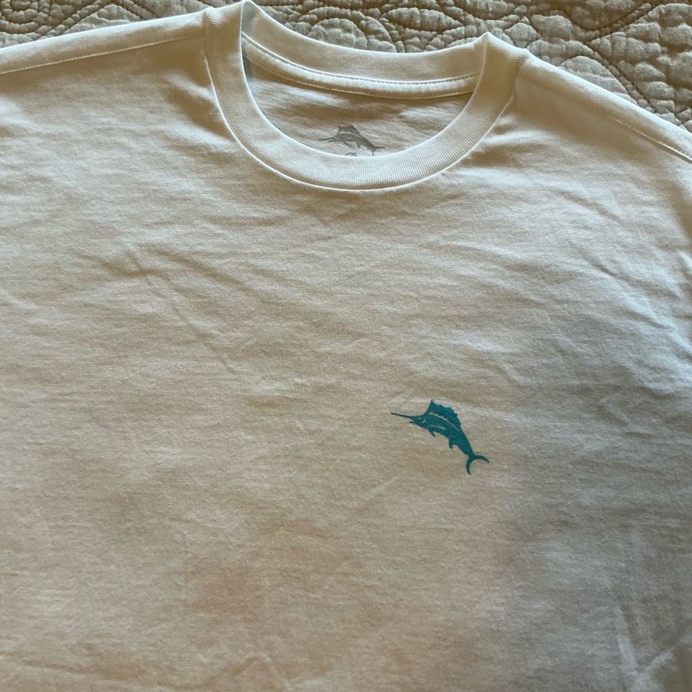 NEW! Tommy Bahama Graphic T-shirt “Tiki Colada” In White Mens size Small NWOT - Picture 4 of 7